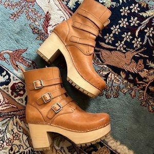 Rare Swedish Hasbeens Buckle Boots 38